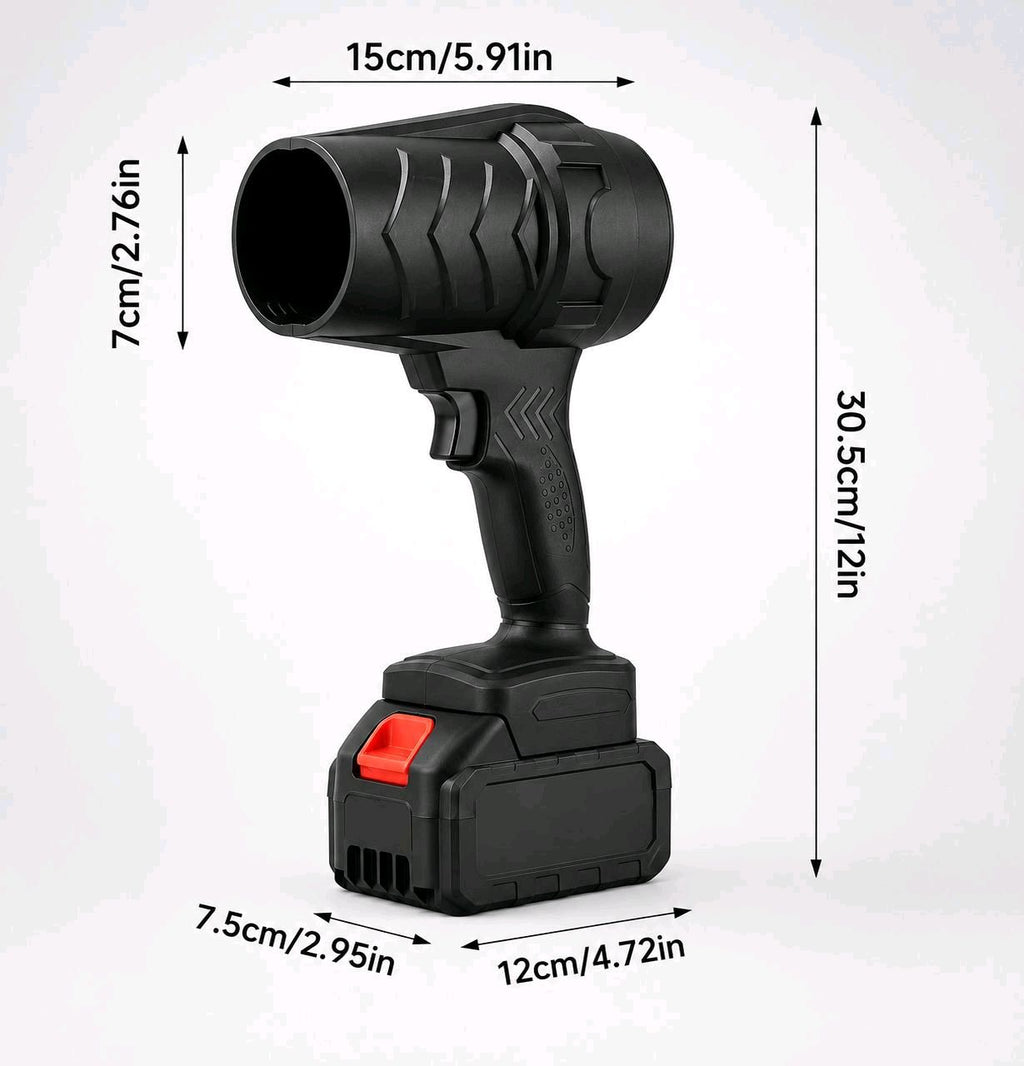 48V Cordless Handheld Leaf Blower Lithium-Ion Handheld | 2 Batteries Case